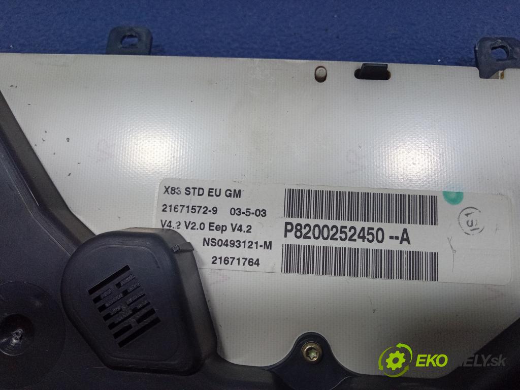 Opel Vivaro 2003 prístrojovka/ budíky P8200252450