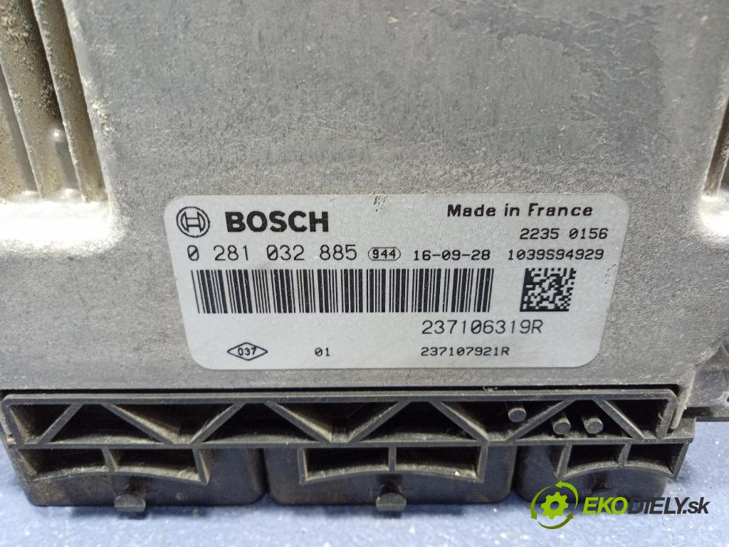 Renault Kangoo 2016 riadiaca jednotka Motor: 237106319R