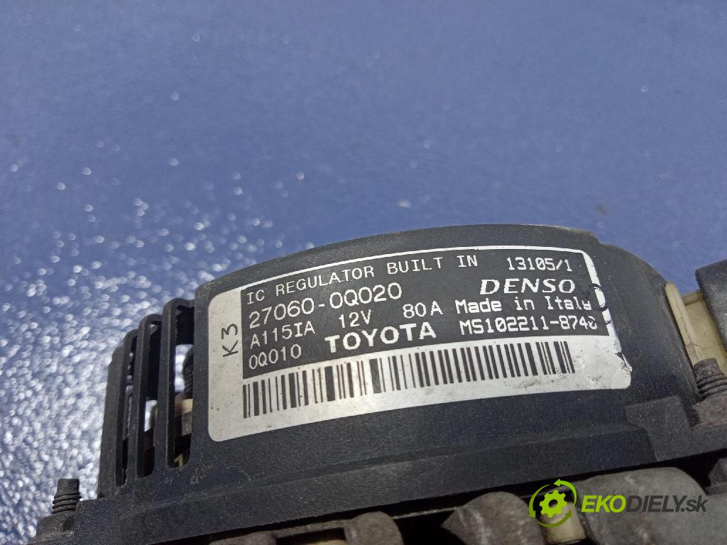 Citroen C1 2005 Alternator 27060-0Q020