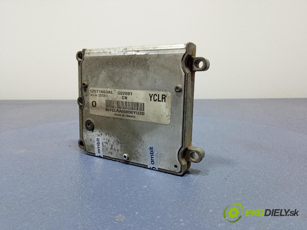 Opel Vectra 2002 riadiaca jednotka Motor: 12571663AL