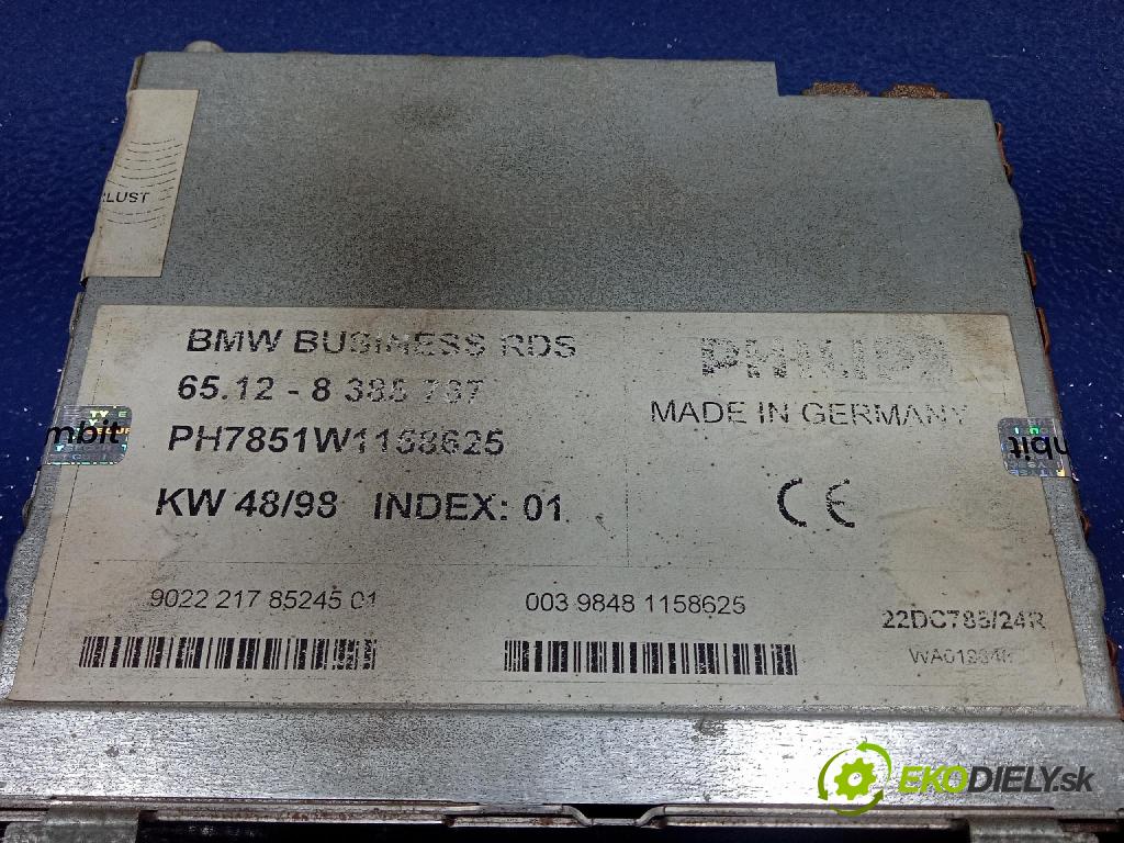 Bmw Seria 3 1999 Radio I Navigácia: 8385787