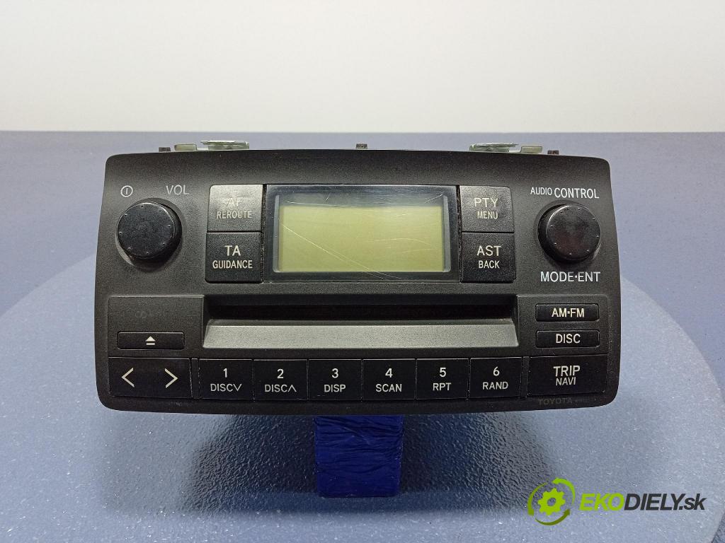 Toyota Corolla 2002 Radio I Navigácia: 86120-02260