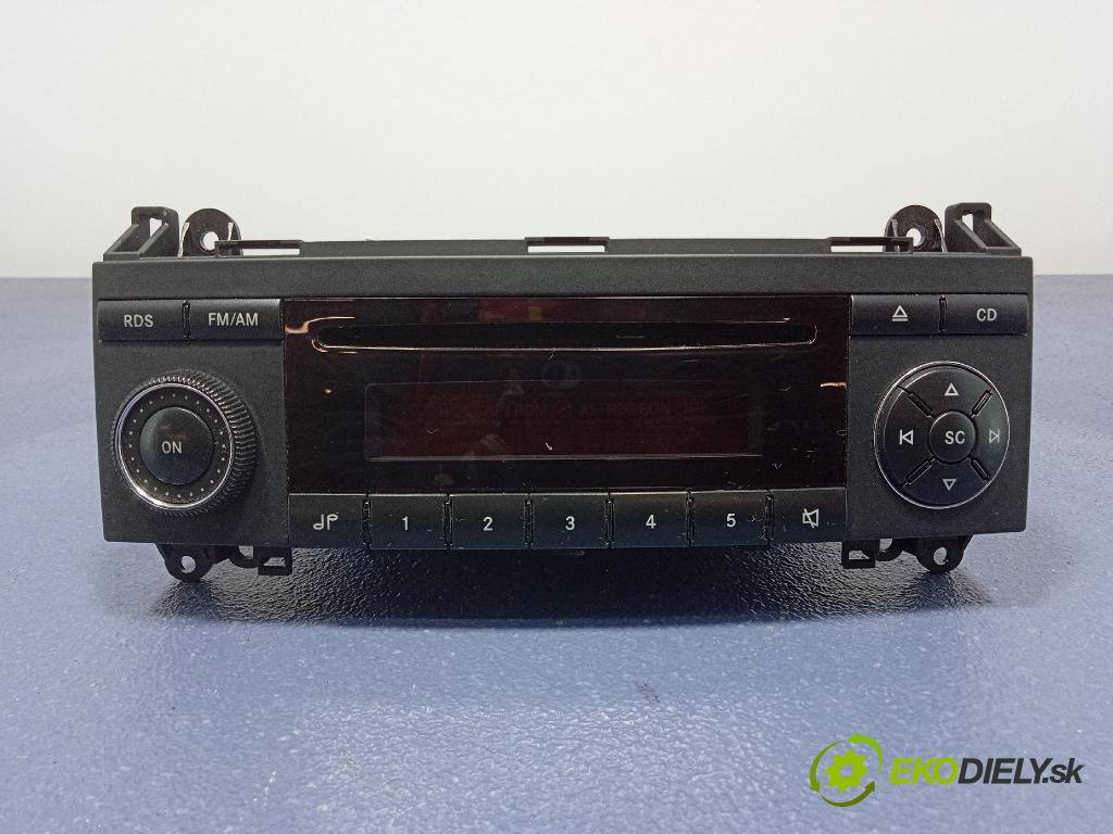 Mercedes A-klasa 2005 Radio I Navigácia: A1698200086