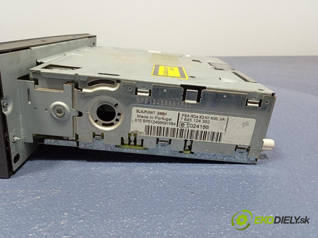 Citroen C5 2006 Radio I Navigácia: 7645124392