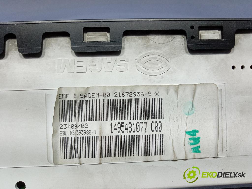 Citroen C8 2.0 hdi 2003 Zobrazit: Rádio: / GPS 1495481077