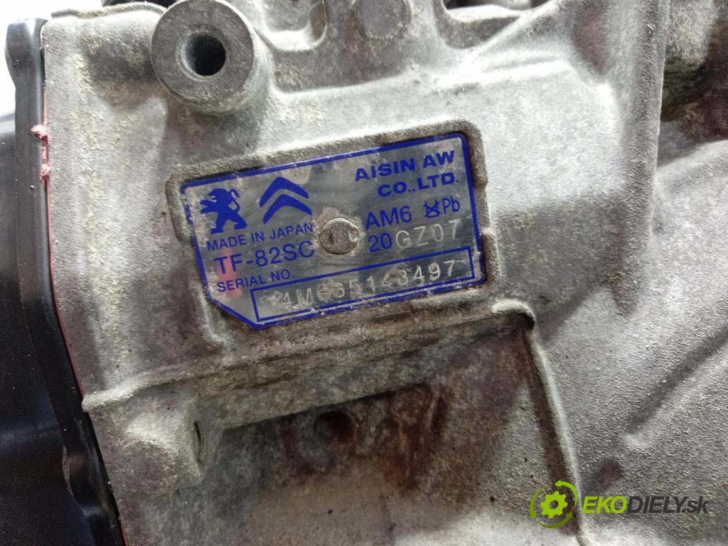 Citroen Ds5 2015 prevodovka automatická 20GZ07