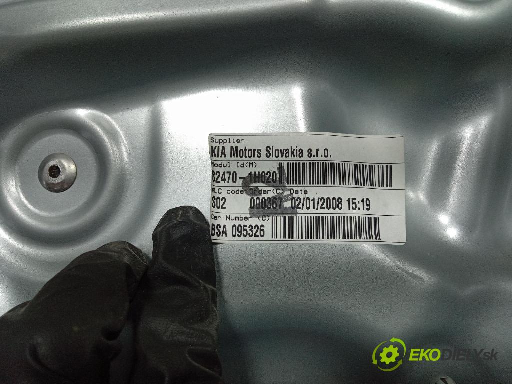 Kia Cee\'d 2006 mechanismus stahování Sklenka: před Levý: 82470-1H020