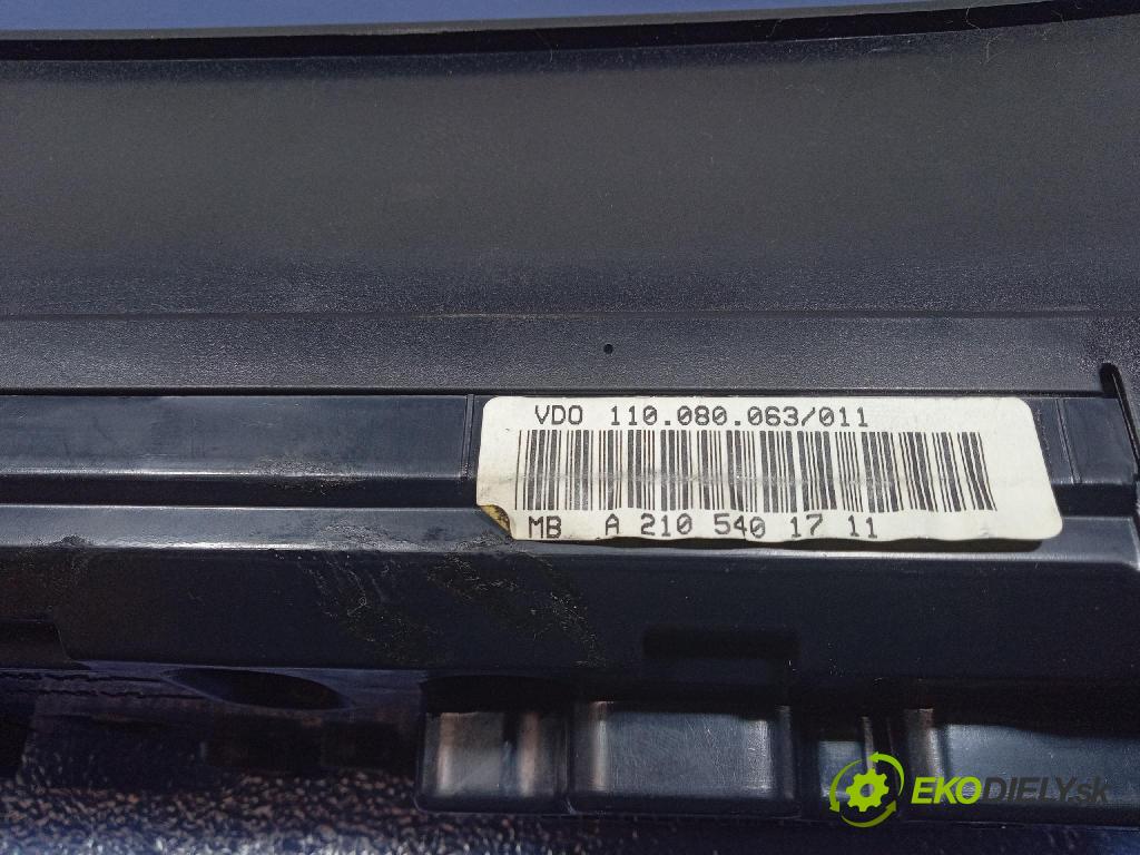 Mercedes-benz E 320 2001 prístrojovka/ budíky A2105401711