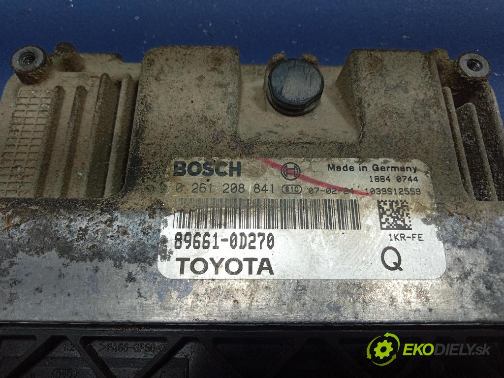 Toyota Yaris 2007 riadiaca jednotka Motor: 89661-0D270