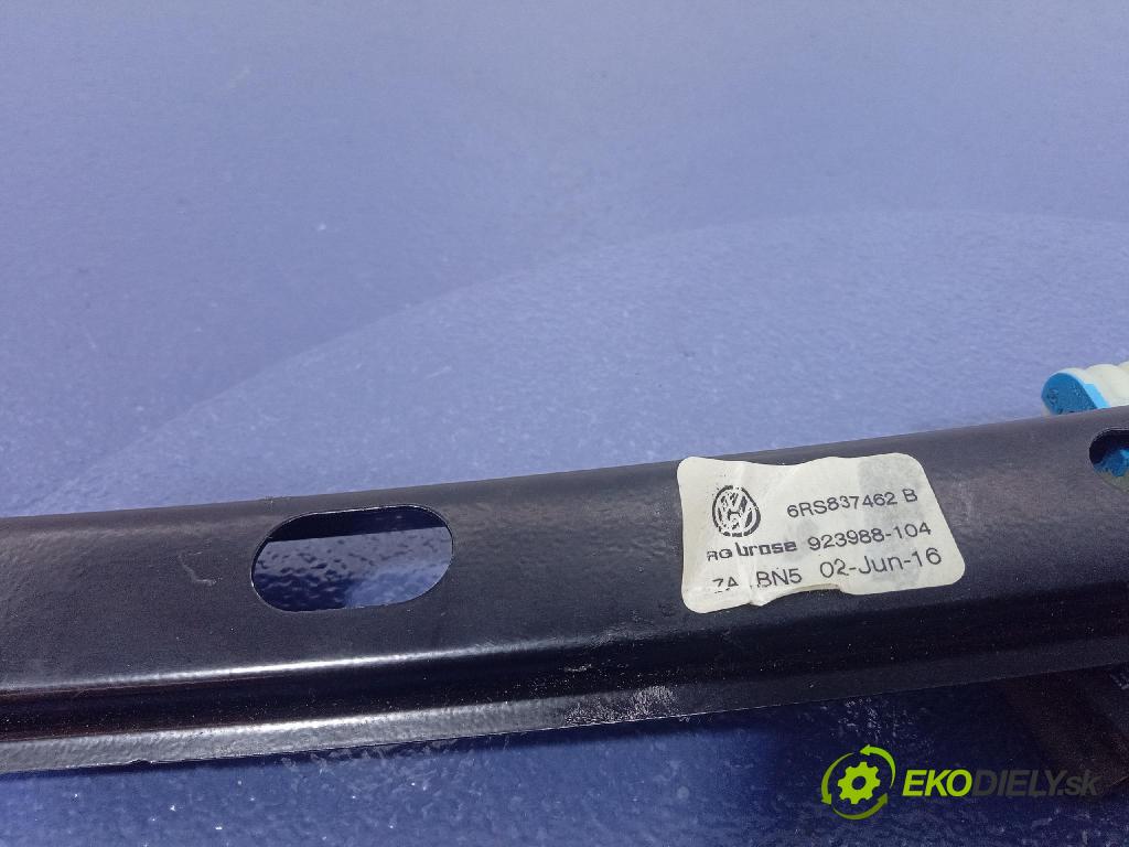 Vw Polo 2016 mechanismus stahování Sklenka: před v pravo: 6RS837462B