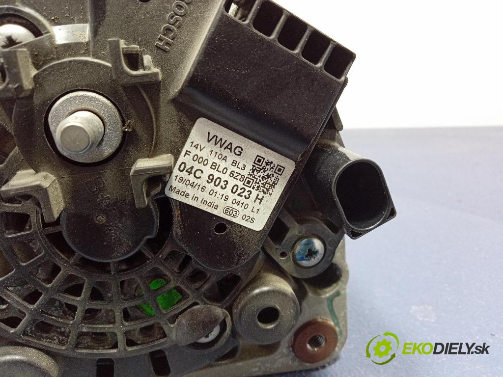 Vw Polo 2016 Alternator 04C903023H