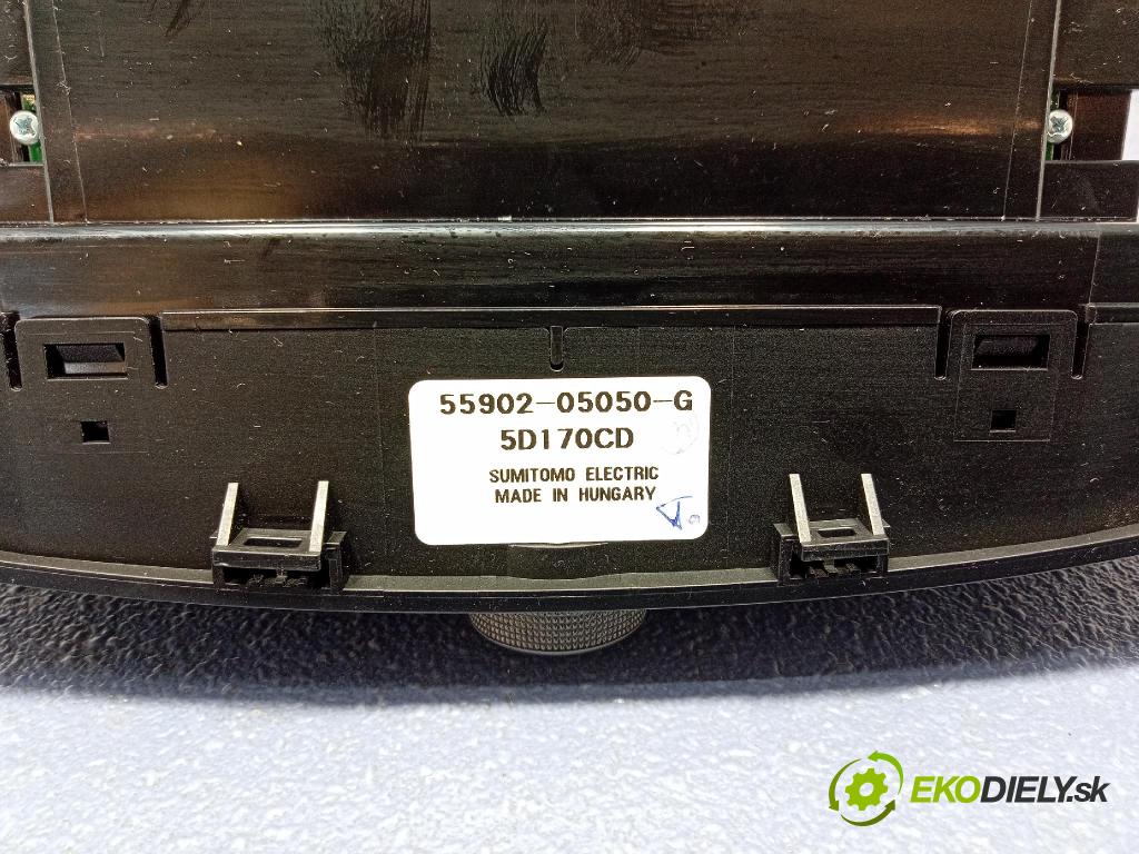 Toyota Avensis 2005 prepínač Klimatizácia: Prúd vzduchu: 55900-05140