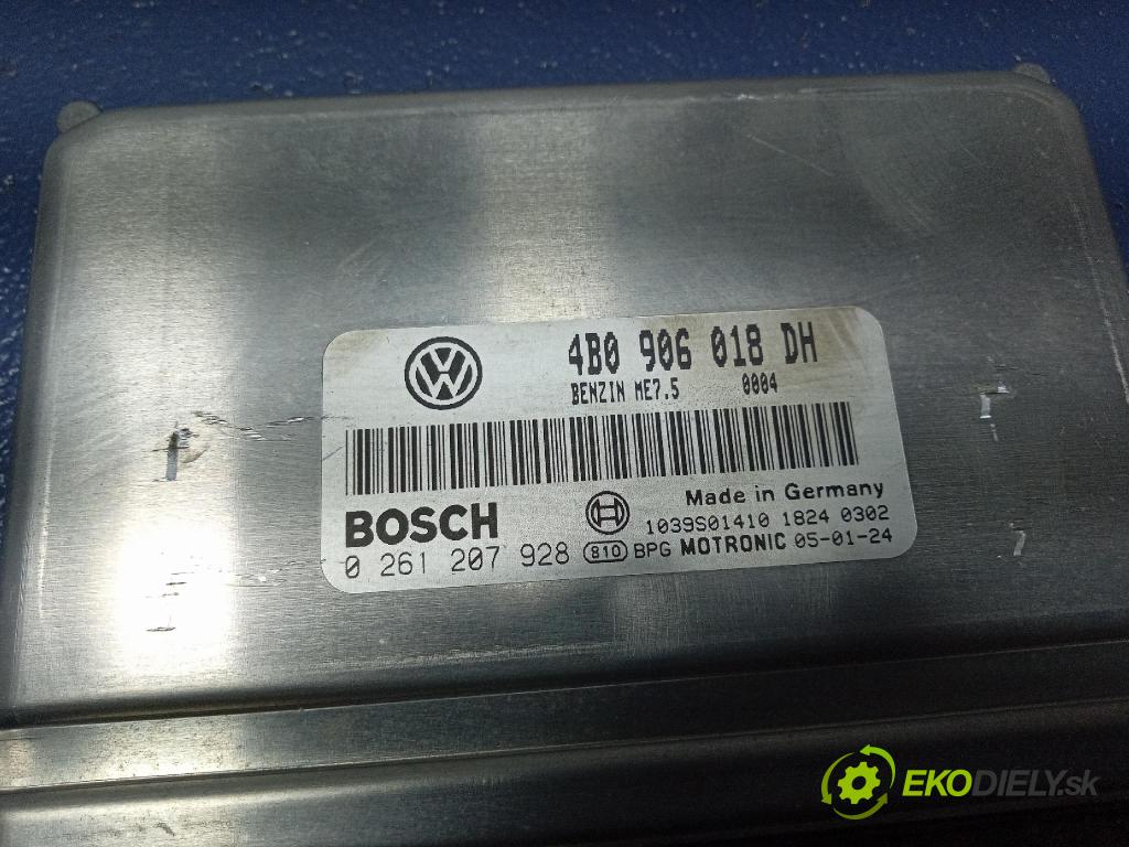 Volkswagen Passat 2005 riadiaca jednotka Motor: 4B0906018DH