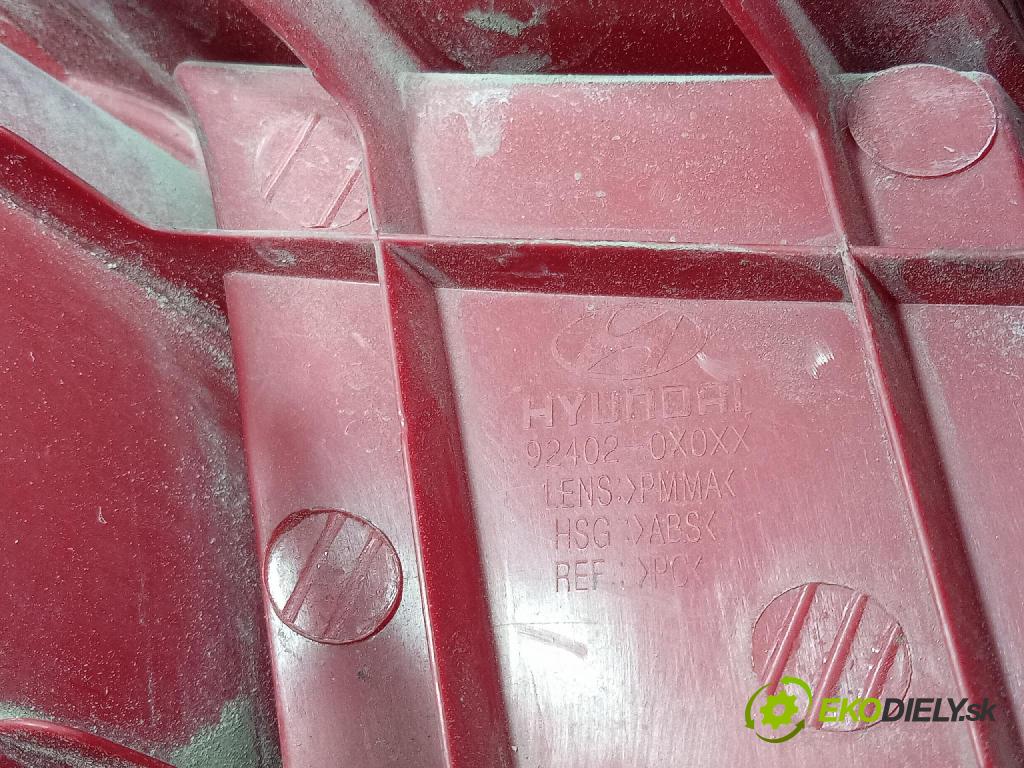 Hyundai I10 2008 svetlo / reflektor zad Prava: Vonkajsia: 92402-0X0XX