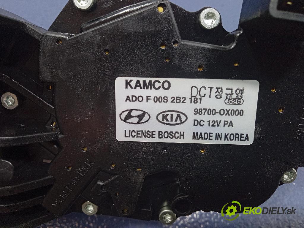 Hyundai I10 2008 motor: Stierače: zad 98700-OX000