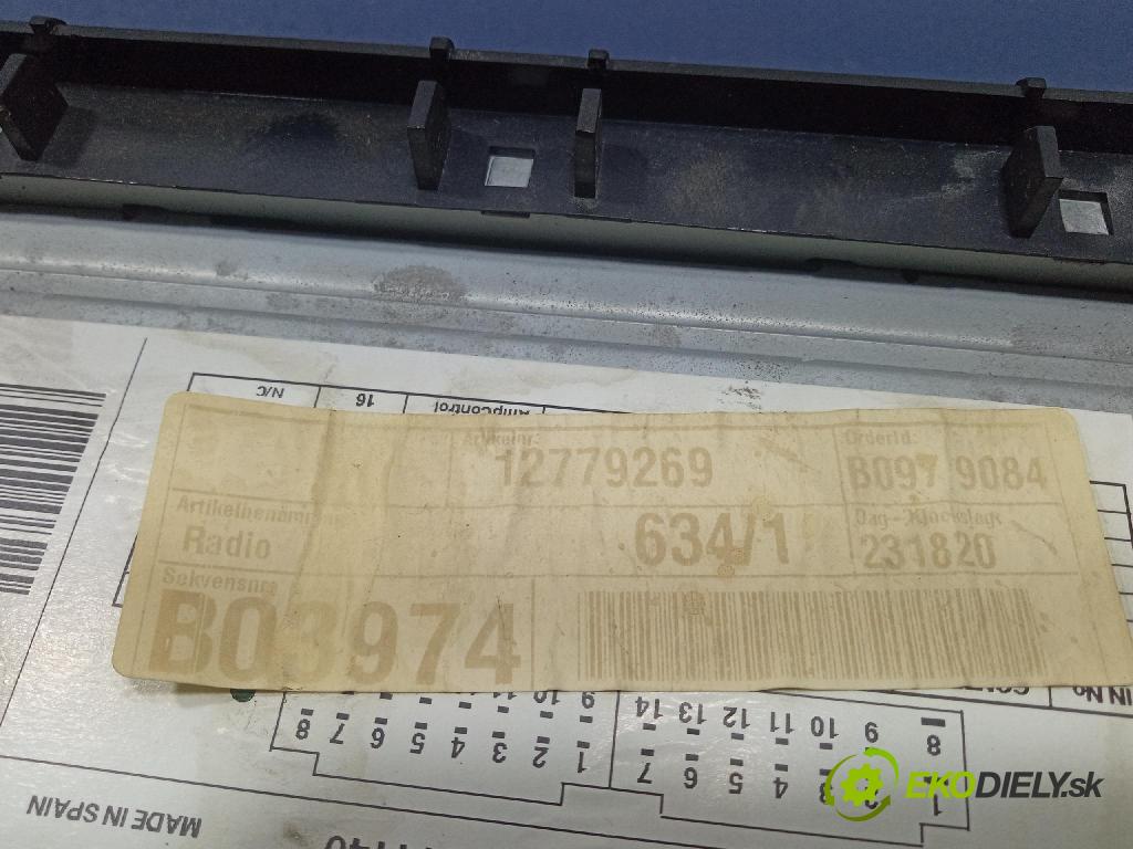 Saab 9-3 2008 Radio I Navigácia: 12779269
