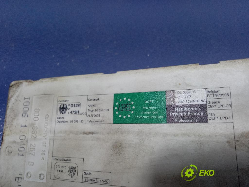 Audi A3 2001 pompa Centrálny: Zámok: 8D0862257B