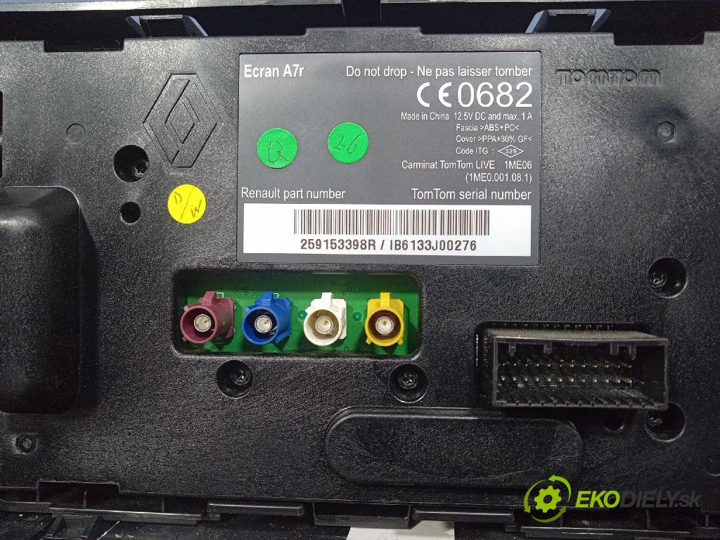 Renault Laguna 2013 Zobrazit: Rádio: / GPS 259153398R