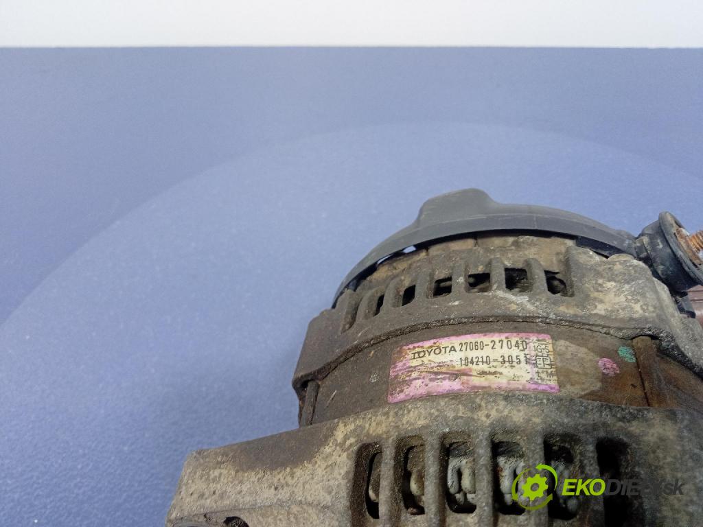 Toyota Corolla 2.0 d-4d 2004 Alternator 27060-27040
