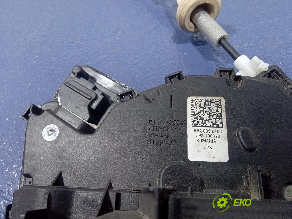 Vw Passat 2020 zámek dveře Zad: v pravo: 5NA839016D