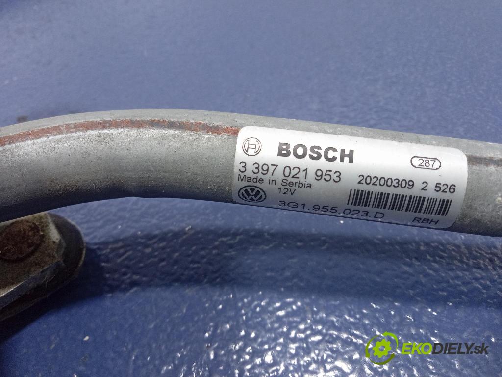 Vw Passat 2020 mechanismus motorek Stěrače: před 3G1955023D