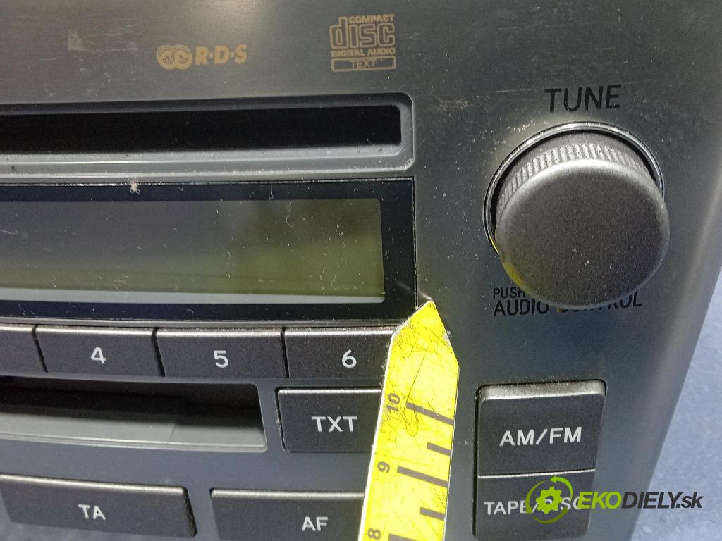 Toyota Avensis 2005 Radio I Navigácia: 86120-05080