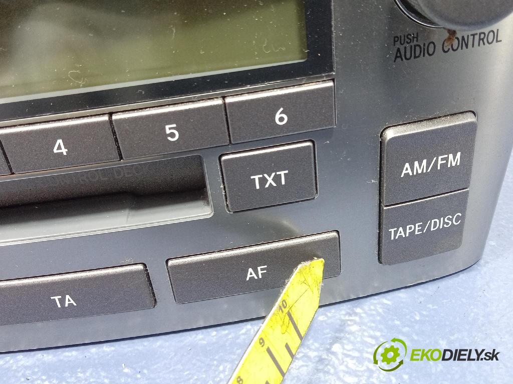 Toyota Avensis 2005 Radio I Navigácia: 86120-05080