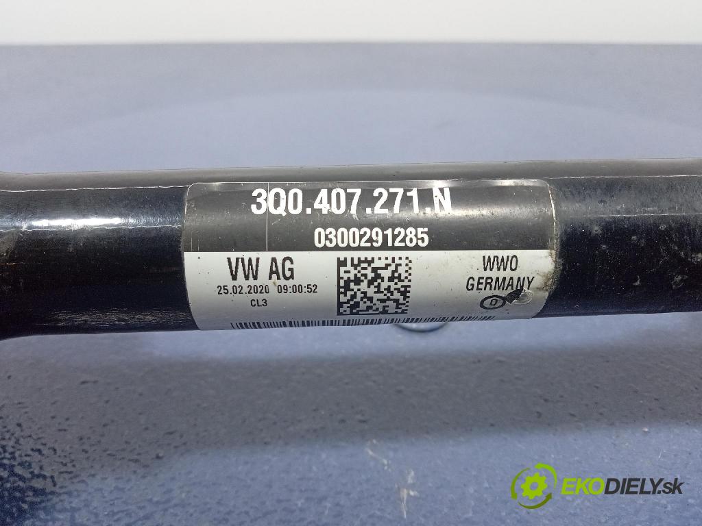 Vw Passat 2020 poloos ľavá Predné 3Q0407271N
