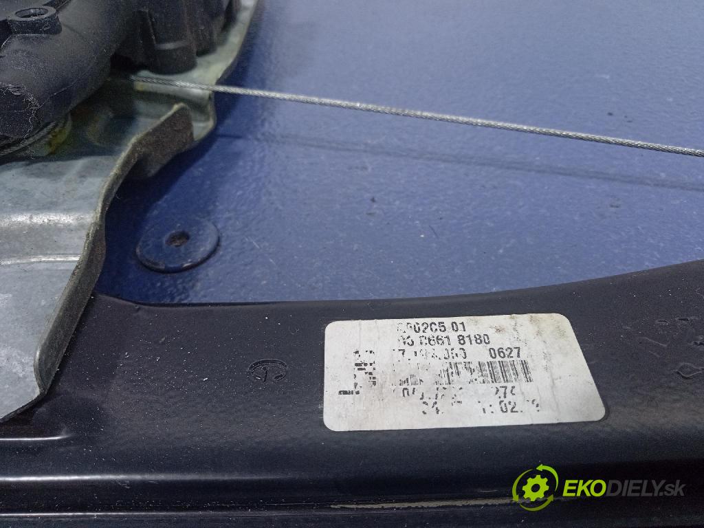 Peugeot 508 2017 mechanismus stahování Sklenka: před Levý: 9686618180