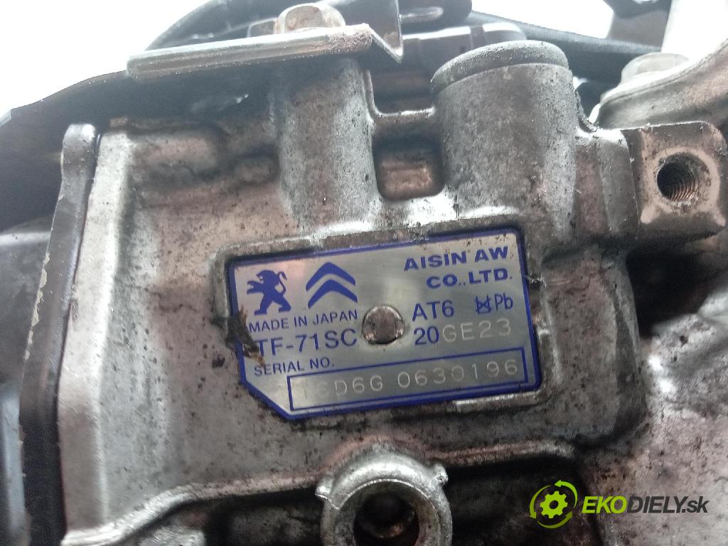 Peugeot 508 2017 prevodovka automatická 20GE23