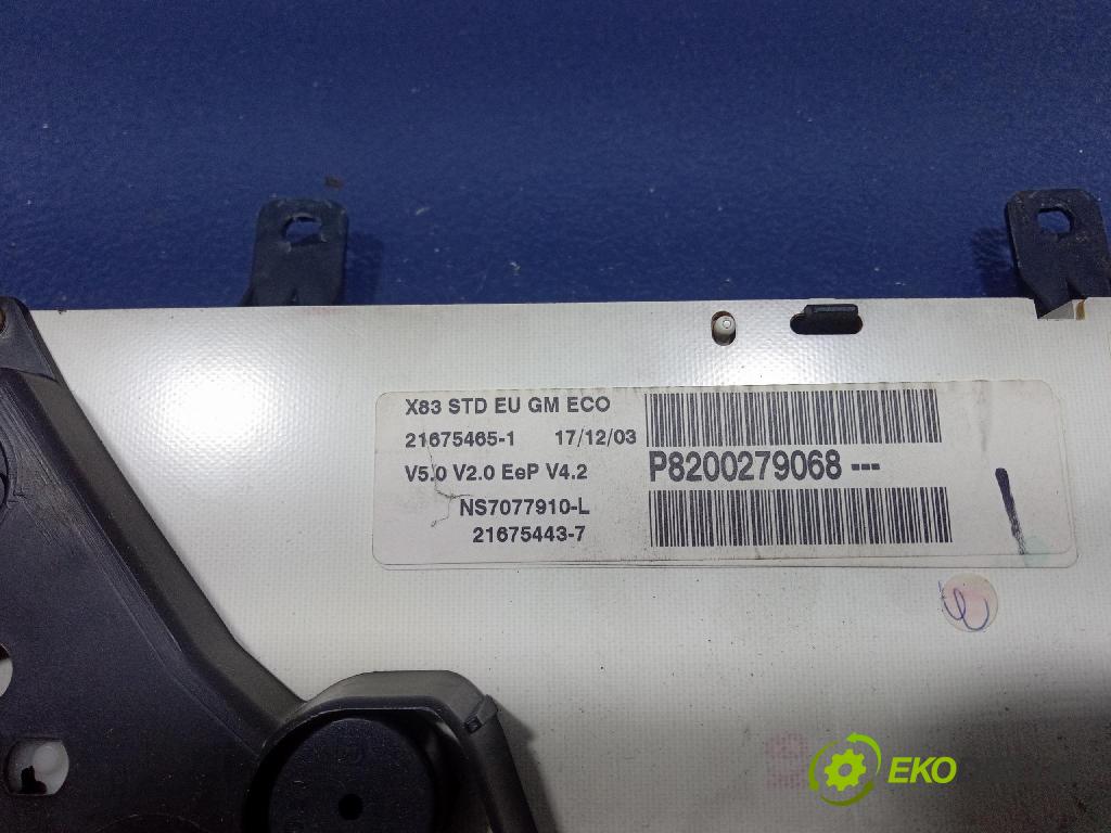 Opel Vivaro 2004 prístrojovka/ budíky 8200279068