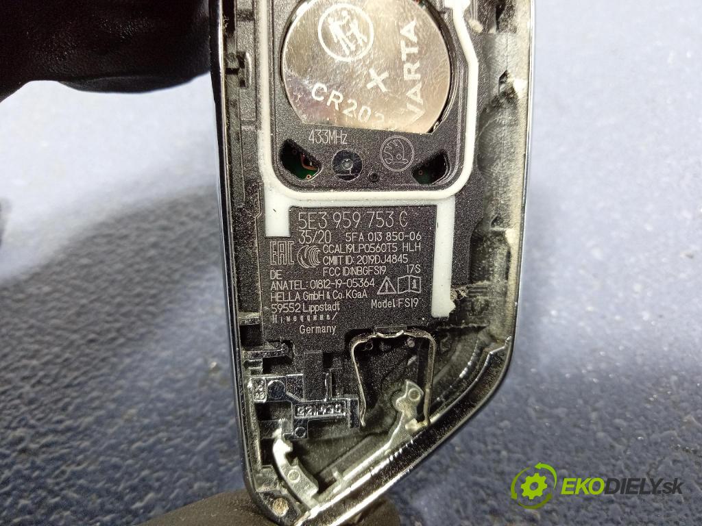 Skoda Octavia 2020 Spínač zapaľovania: 5E3959753C