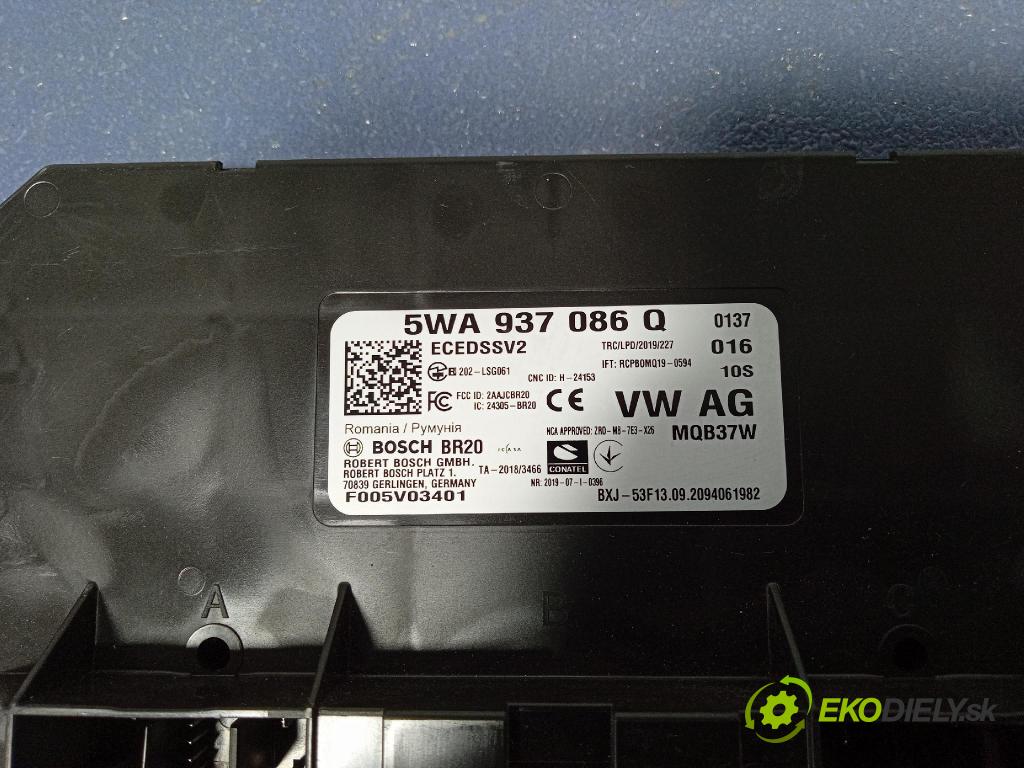 Skoda Octavia 2020 riadiaca jednotka Komfortu 5WA937086Q