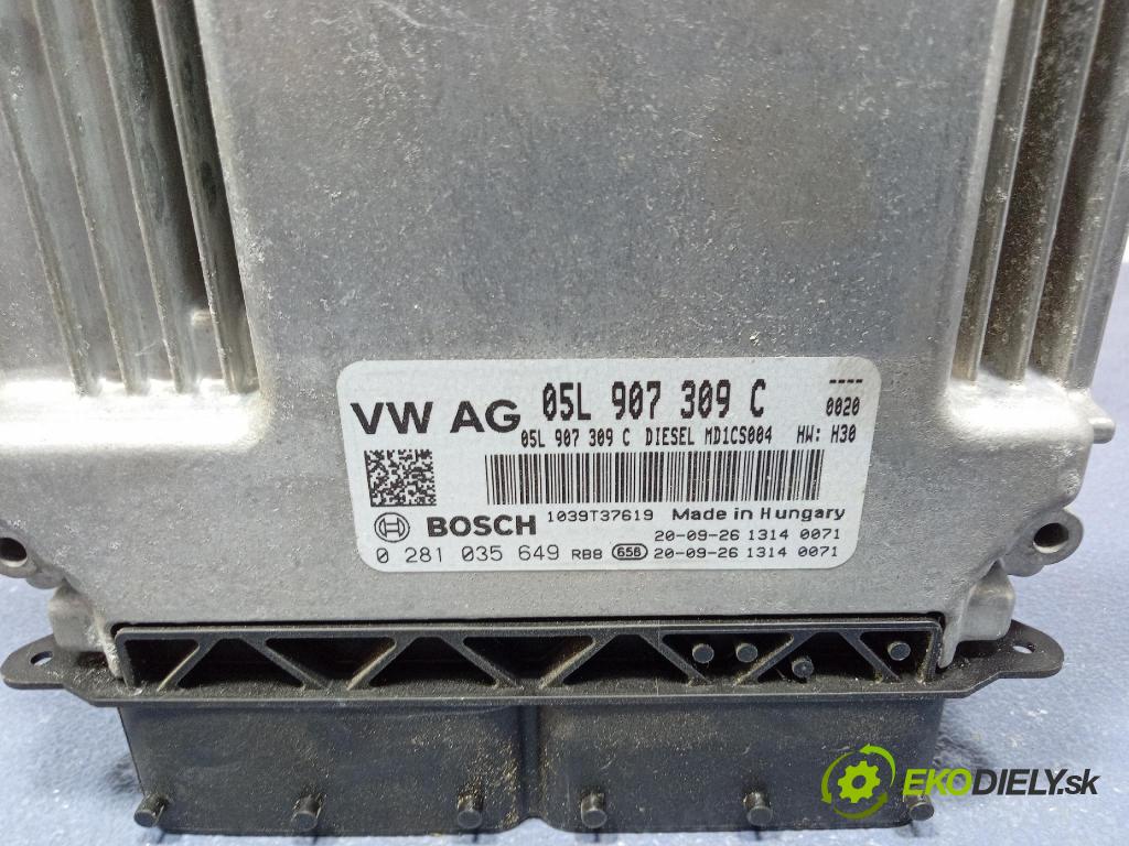 Skoda Octavia 2020 riadiaca jednotka Motor: 05L907309C