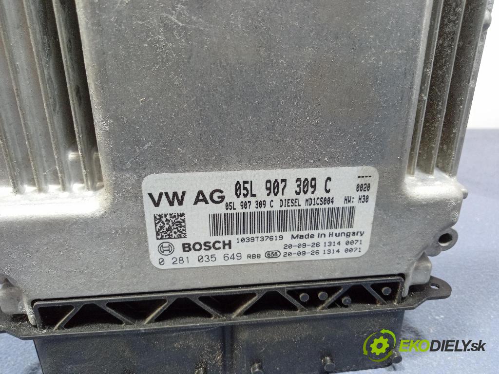 Skoda Octavia 2020 riadiaca jednotka Motor: 05L907309C