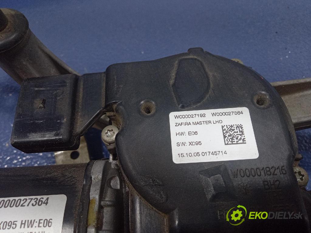 Opel Zafira 2015 mechanismus motorek Stěrače: před W000027192