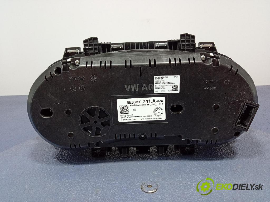 Skoda Octavia 2020 prístrojovka/ budíky 5E3920741A