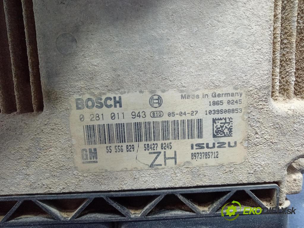 Opel Astra 2005 riadiaca jednotka Motor: 55556829