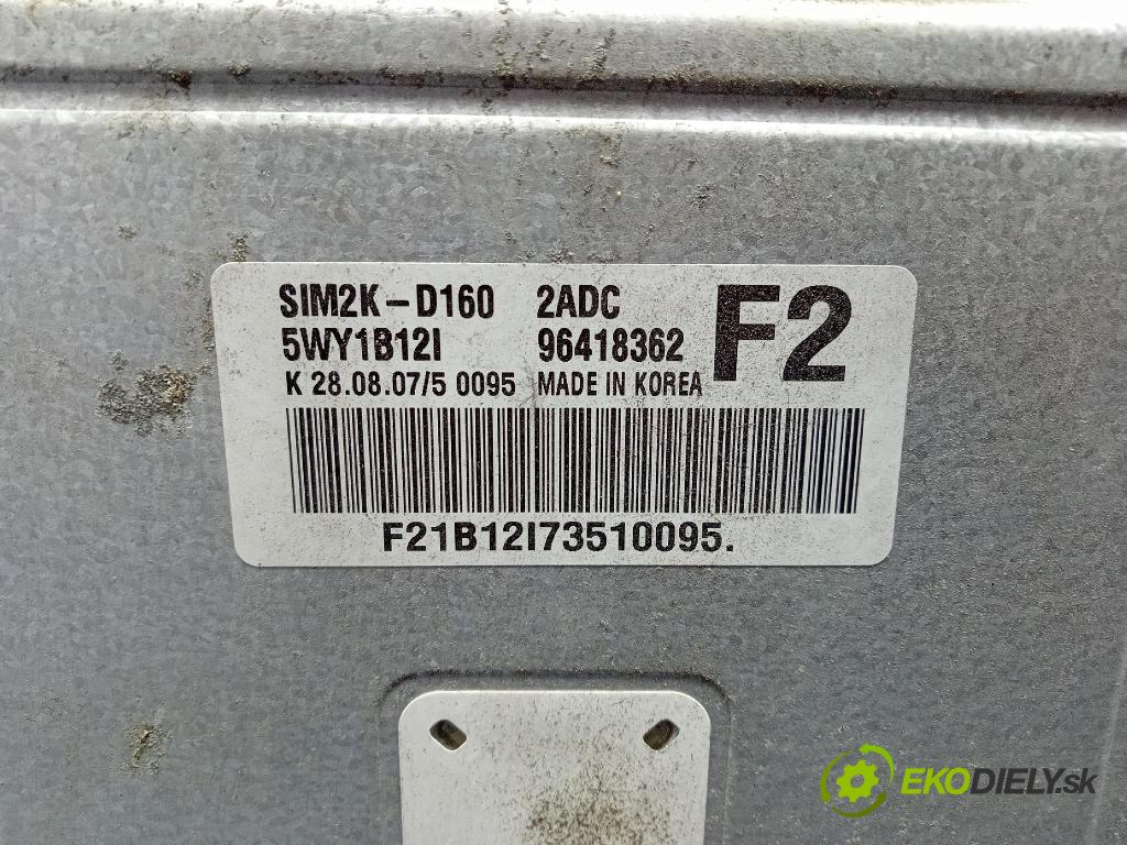 Chevrolet Epica 2008 riadiaca jednotka Motor: 96418362