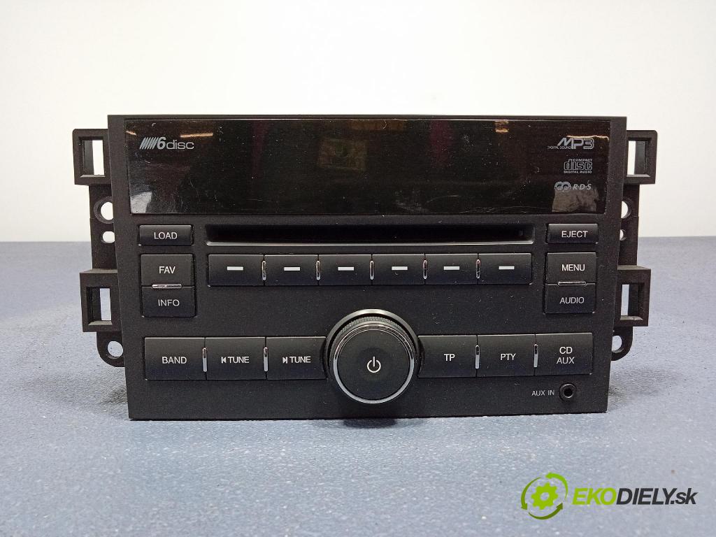 Chevrolet Epica 2008 Radio I Navigácia: 96647738
