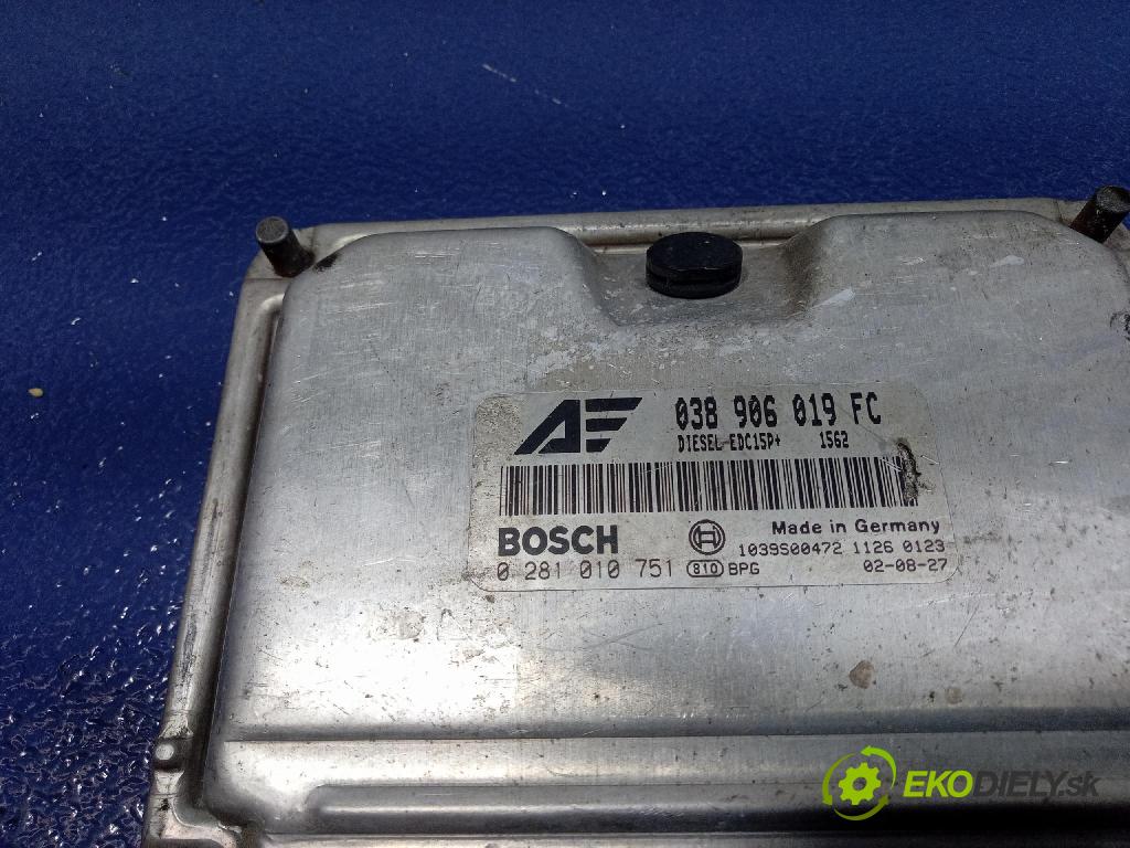 Vw Sharan 2001 riadiaca jednotka Motor: 038906019FC