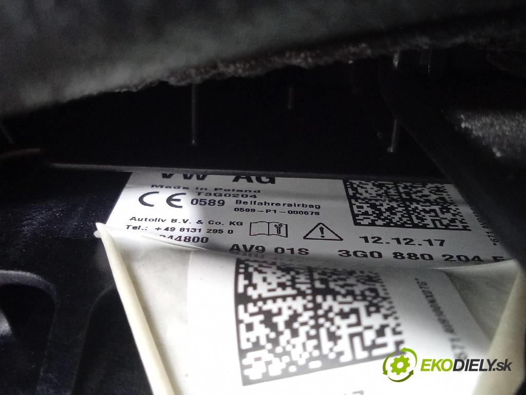 Vw Passat 2018 kokpit,pristrojová doska 3G1857003BP