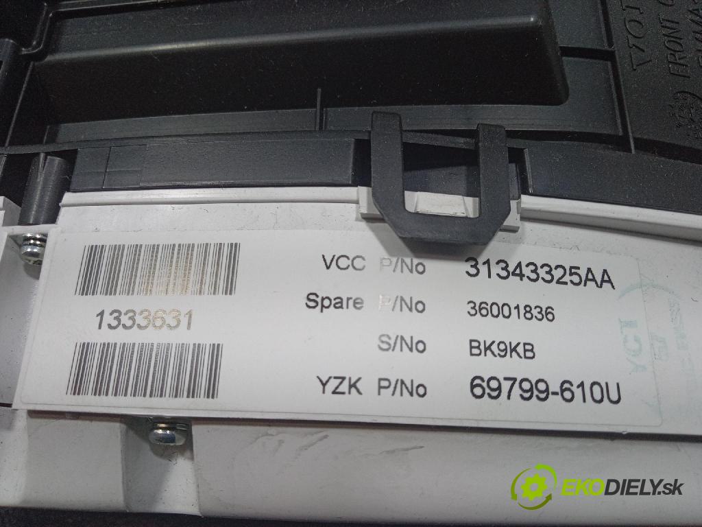 Volvo V60 2013 prístrojovka/ budíky 31343325AA