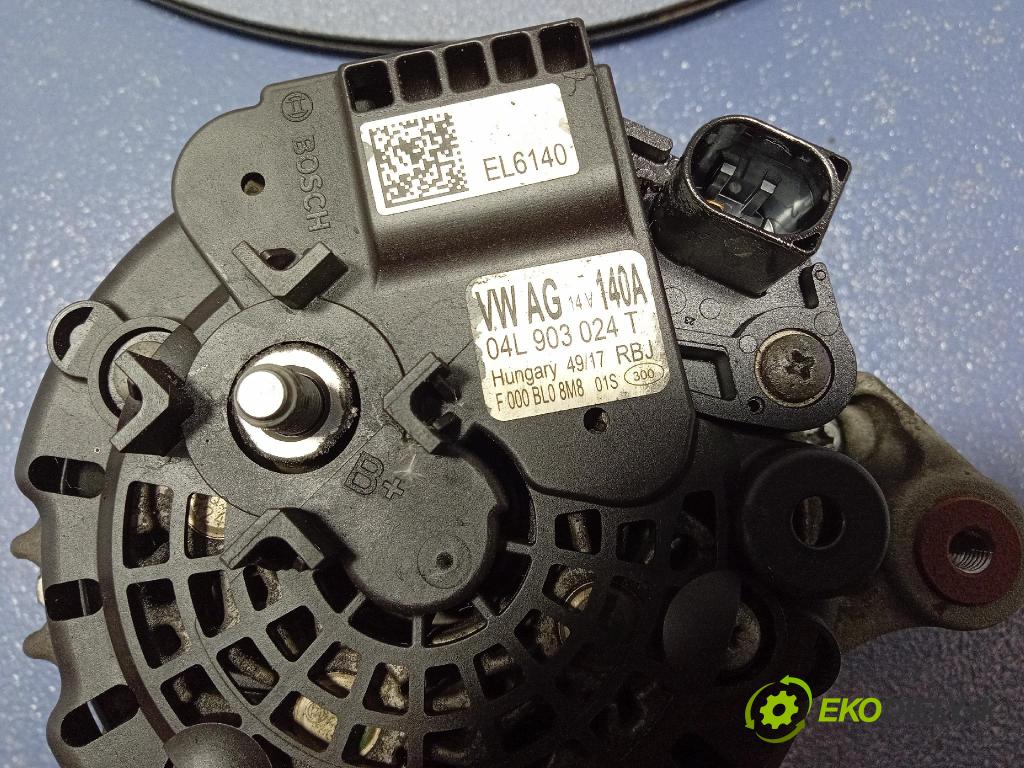 Vw Passat 2018 Alternator 04L903024T