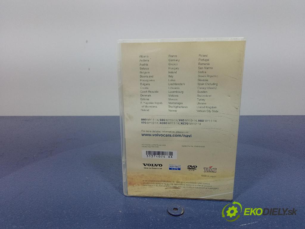 Volvo V60 2013 Radio I Navigácia: 31374024
