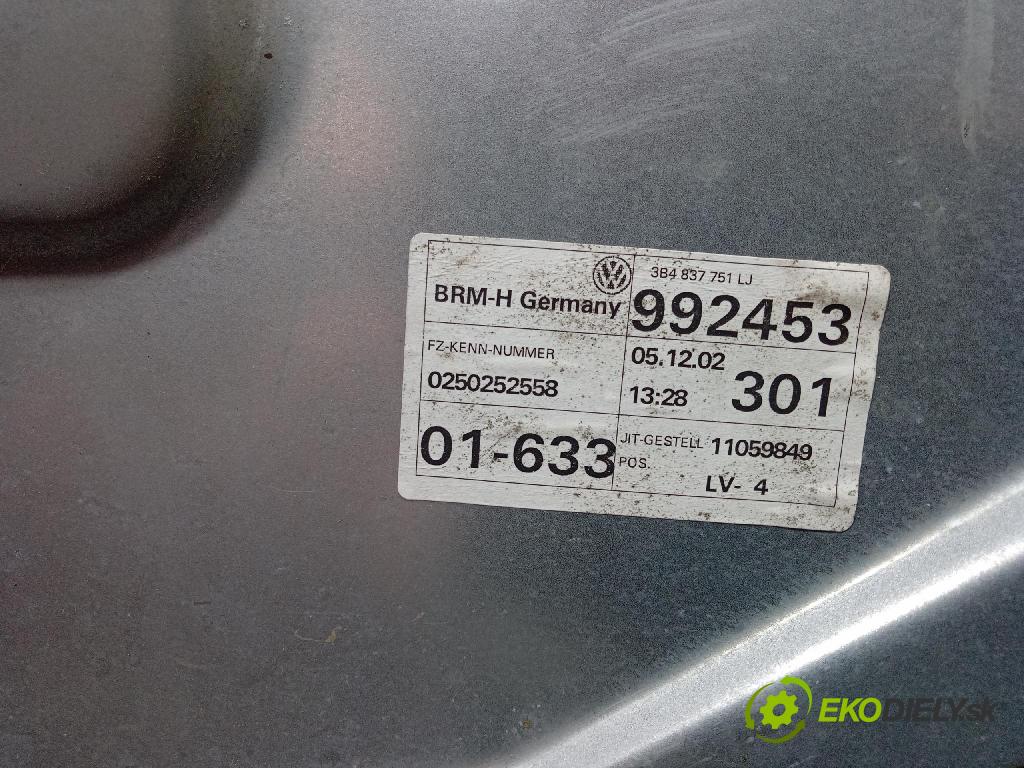 Volkswagen Passat 1.9 tdi 2001 mechanismus stahování Sklenka: před Levý: 3B4837755D48