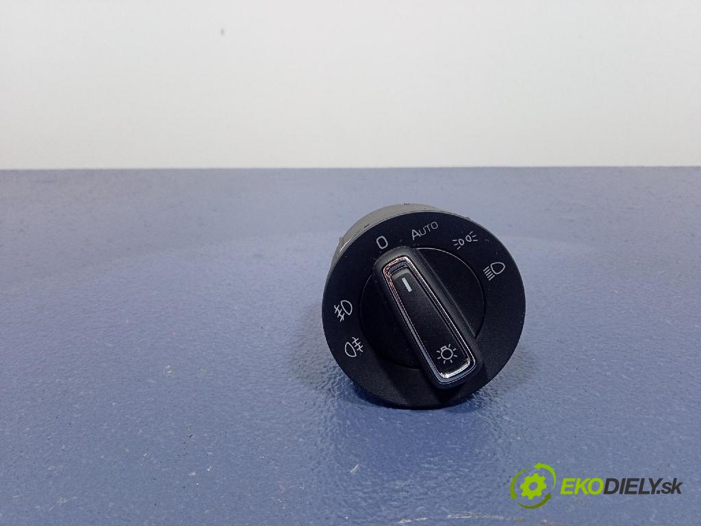 Skoda Superb 2019 Přepínač Světel: 3V0941431