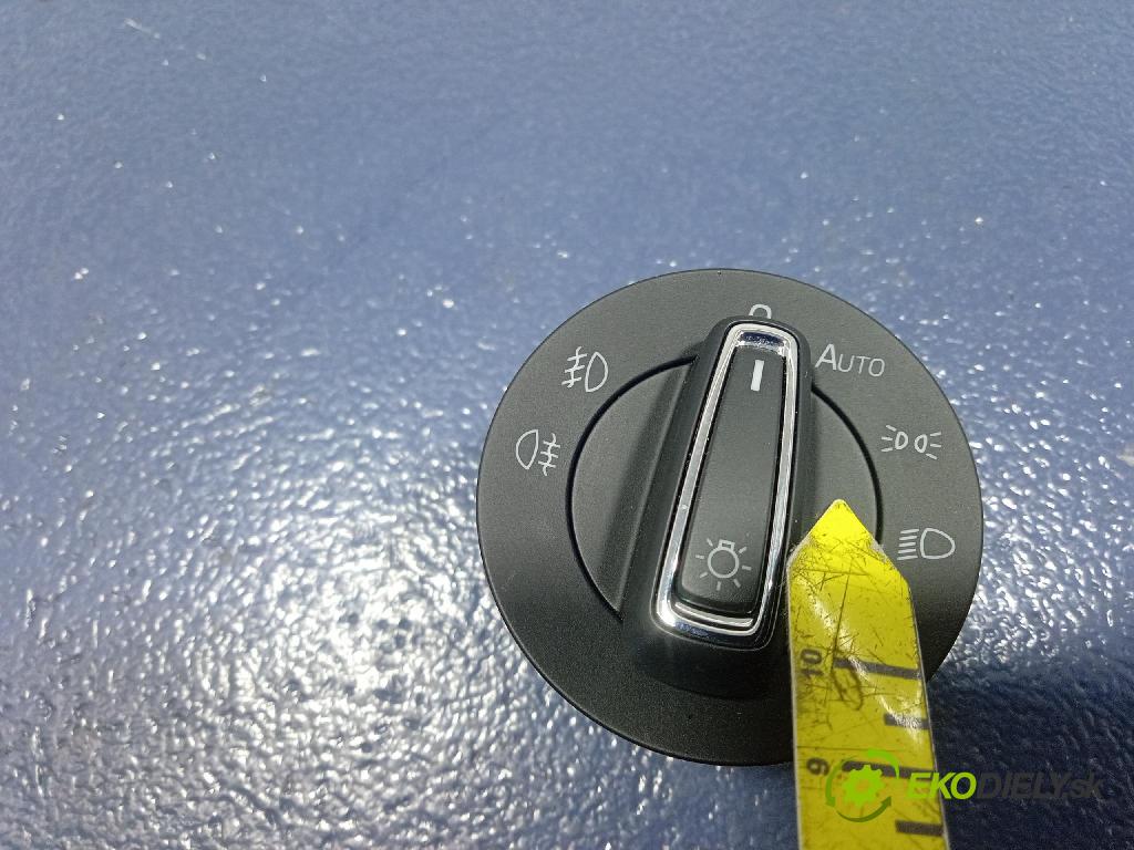 Skoda Superb 2019 Přepínač Světel: 3V0941431