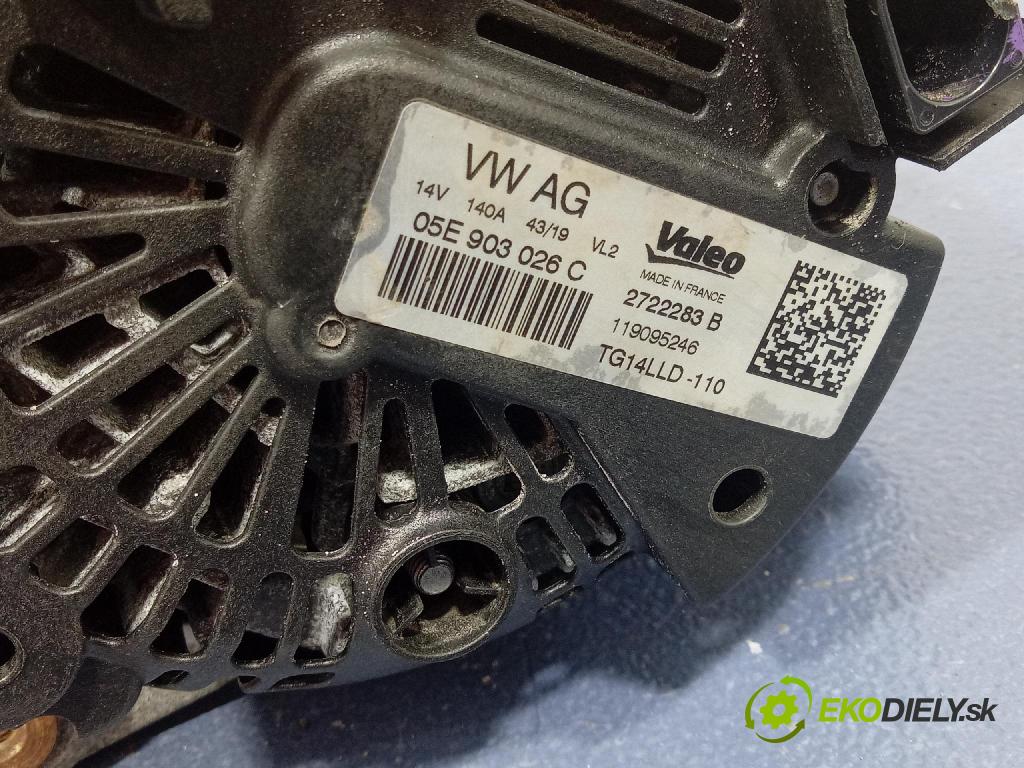 Skoda Superb 2019 Alternator 05E903026C