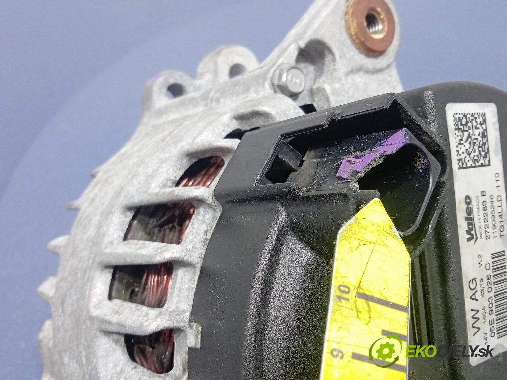 Skoda Superb 2019 Alternator 05E903026C
